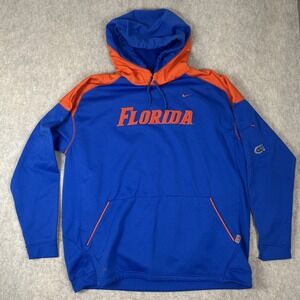 Nike Florida Gators Team Nike Spellout Logo Pullover Hoodie‎ Mens 3X Blue